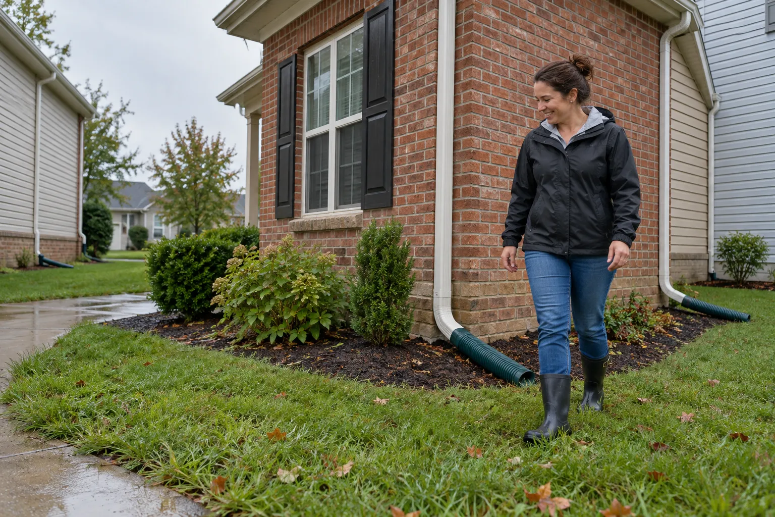 Homes in the Midlands area served by local water damage providers